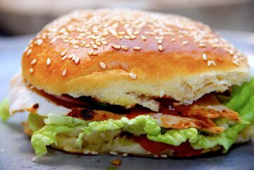 billede til nem burger med kylling