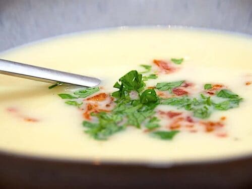 billederesultat for kartoffelsuppe med porre
