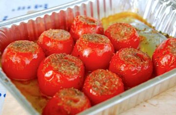 grillede tomater