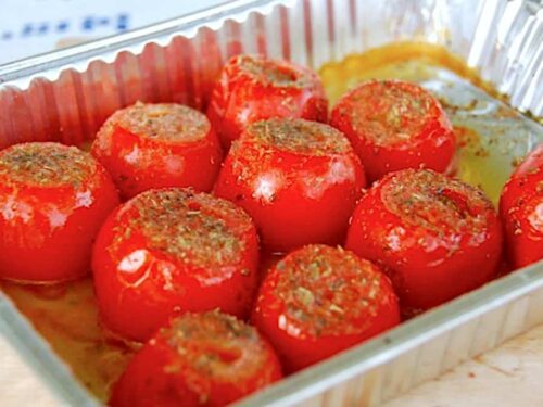 grillede tomater