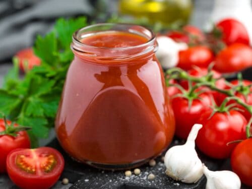 hjemmelavet tomatketchup