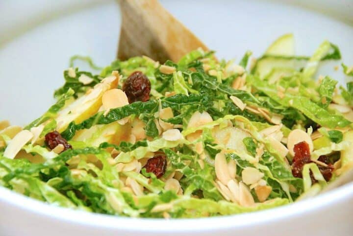 salat med savoykål