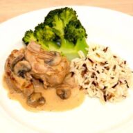 billederesultat for mørbrad med champignon a la creme