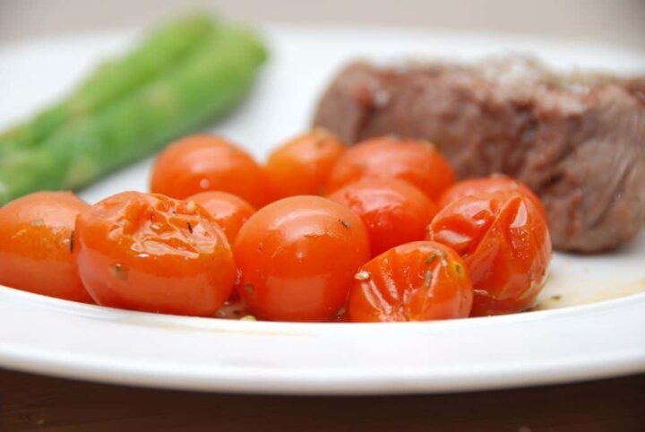 Billede resultat for bagte cherrytomater