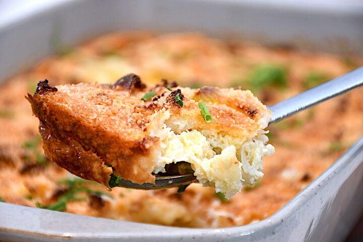 billede med blomkålsgratin
