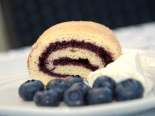 billede resultat for blåbær roulade