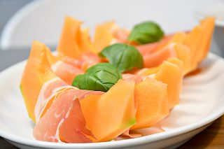 billederesultat for melon med parmaskinke