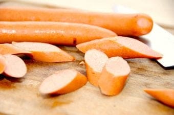 billede resultat for pasta med pølser