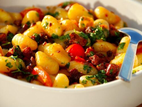 billederesultat for gnocchi med chorizo