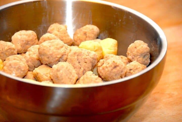 billede til kødboller og melboller til suppe