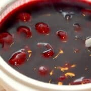 billede til jævning af kirsebærsauce