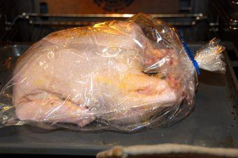 billede med and i stegepose