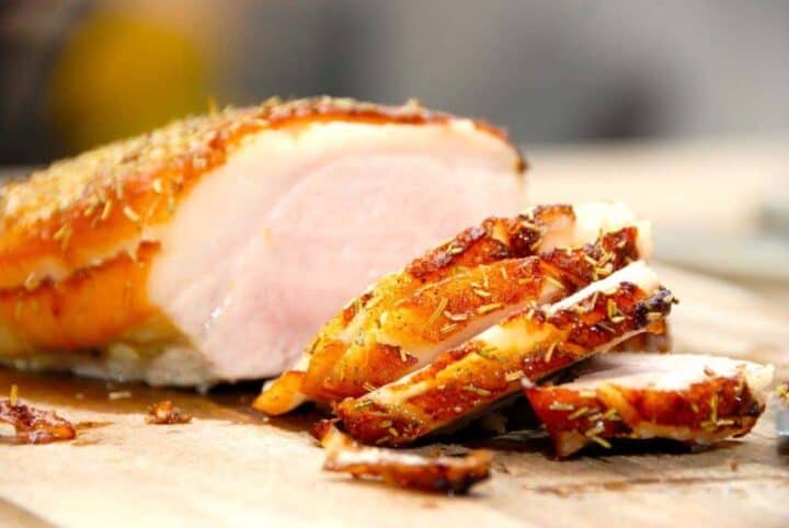 skinkeculotte med sennep