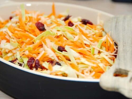 billede med råkostsalat med spidskål