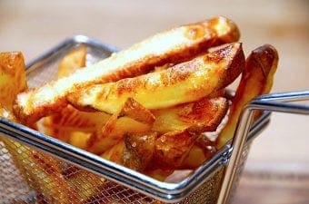 Billede med verdens bedste pommes frites