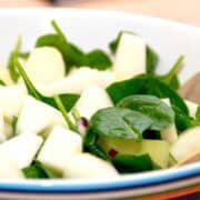 billede til melonsalat med spinat
