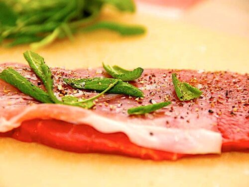 billederesultat for saltimbocca med salvie