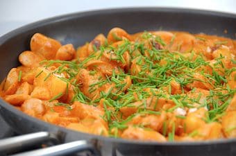 billede med svensk pølseret