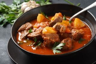 billede med gullaschsuppe