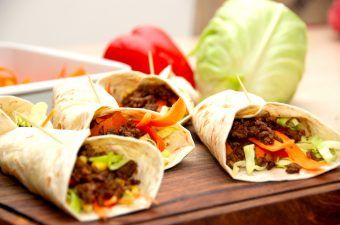 billederesultat for wraps med hakket oksekød