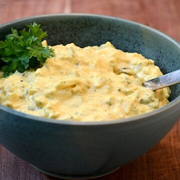 Billede med hjemmelavet remoulade.
