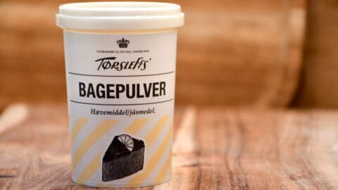 Billede med bagepulver.