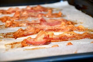 billede til bacon i ovn