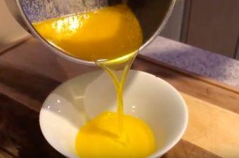 billede med klaret smør og ghee