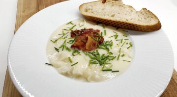 blomkålssuppe serveringsforslag