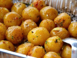 Billed resultat for grillede kartofler