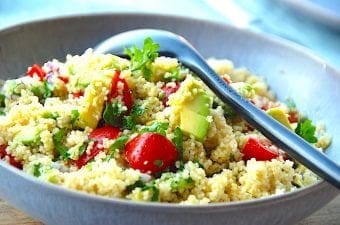 Billede resultat for couscous salat med avocado