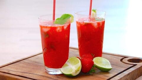 Billede resultat for jordbær mojito
