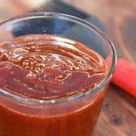 billede med hjemmelavet barbecuesauce