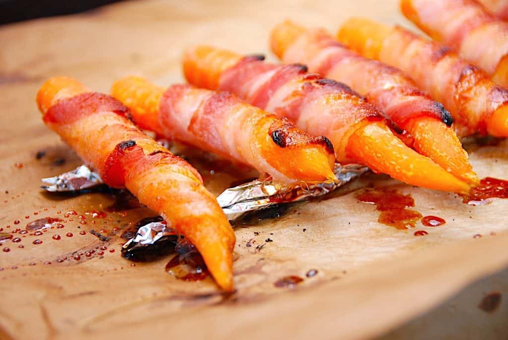 Billede resultat for baconsvøbte gulerødder