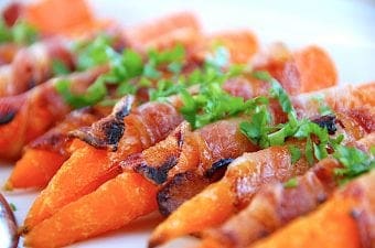 Billede resultat for gulerødder med bacon