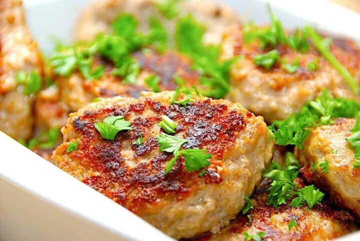 billede med kalvefrikadeller