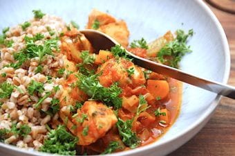 billede resultat for pandestegt kylling med hvedekerner