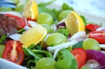 Billede resultat for salat med vindruer