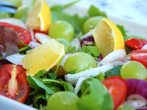 Billede resultat for salat med vindruer