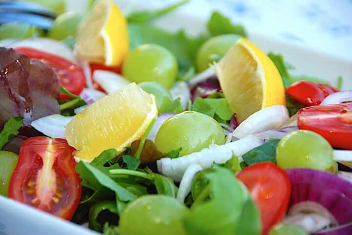 Billede resultat for salat med vindruer