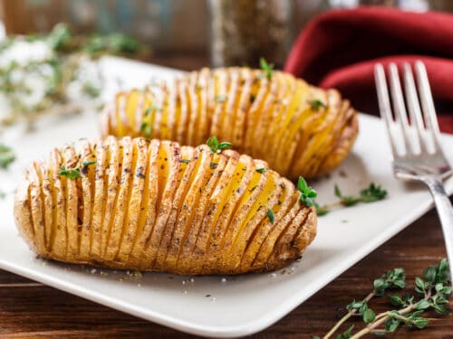 hasselback kartofler