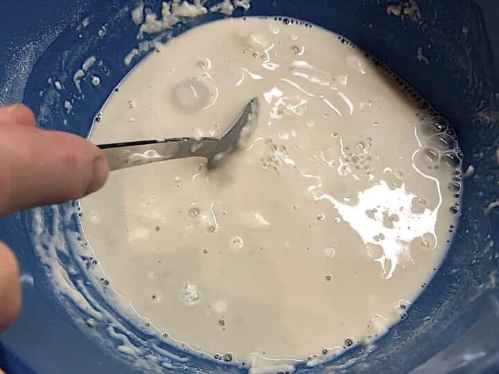 billede med fordej til italiensk pizzadej