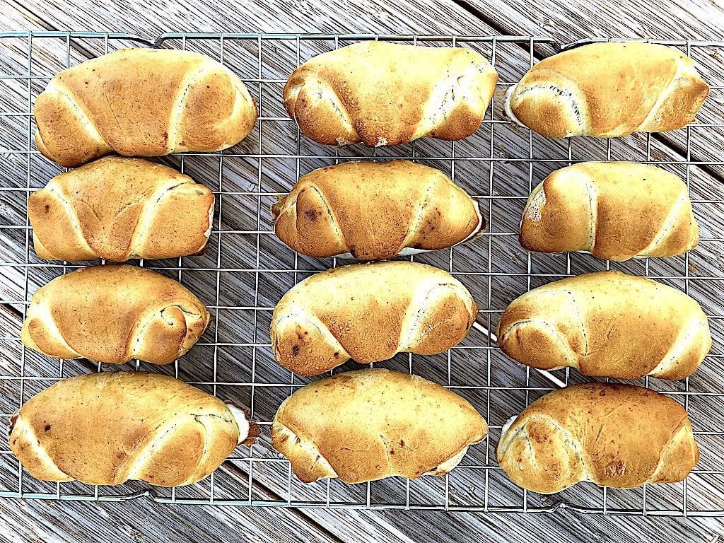 billederesultat for 12 æblehorn på rist