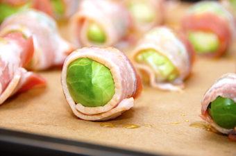 billederesultat for rosenkål med bacon på bageplade