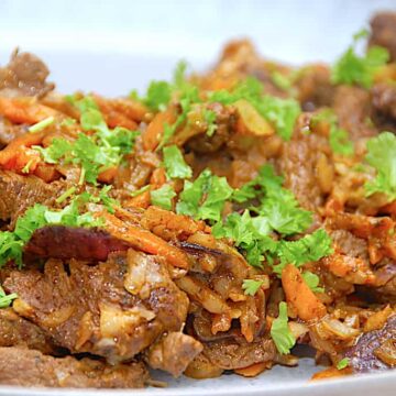 billede til wok med oksekød
