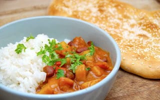 indisk curry uden kød vegetarret
