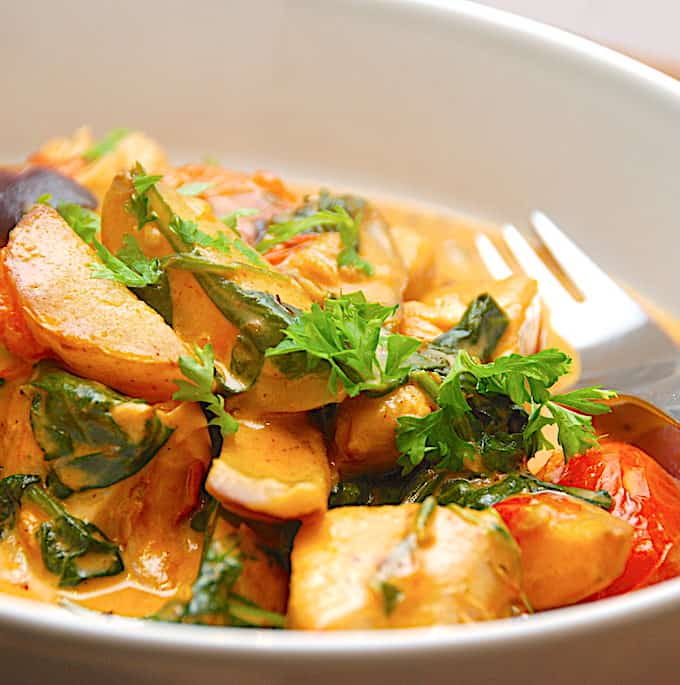 Braiseret kylling på 30 minutter (kyllingebryst) Madensverden.dk