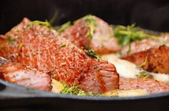 grydestegt oksespidsbryst