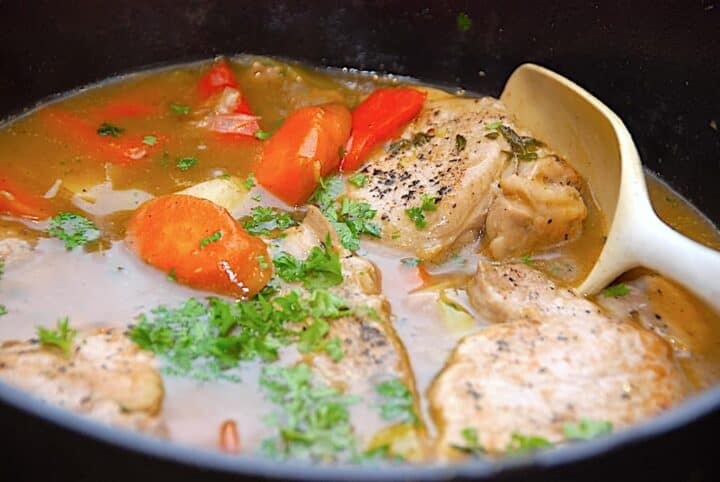 billede med one pot koteletter
