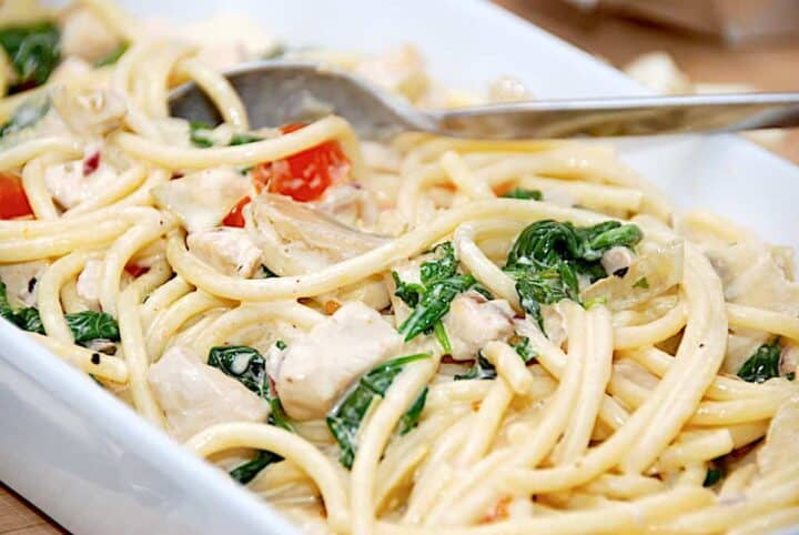 pasta med artiskokker